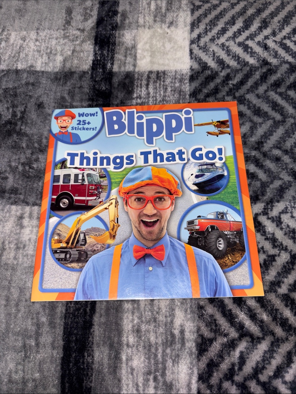 💰Things That Go! Kids Learning Book - Blue & Orange